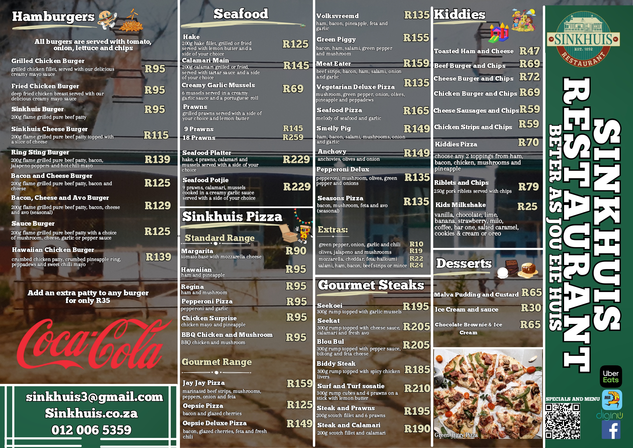 Menu Page